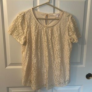 EUC LC Lauren Conrad Lace blouse